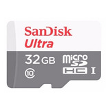 Micro Sd Sandisk 32gb Ultra Classe 10