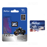 Micro Sdxc Cartao Memoria Netac 128gb U3 Classe 10 Fullhd 4k