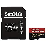 Micro Sdxc Sandisk Extreme Pro 64gb C10 U3 A2 170mbs Lacrado