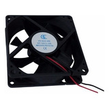 Micro Ventilador Cooler Fan Ventoinha 80x80x25 Gc 12v 0 15a Led Não Possui
