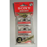 Microcassete Sony 60 Minutos embalagem
