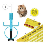 Microchip Nano Pets Cachorros E Gatos 1 4x8 Medalha Qr Code
