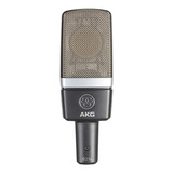 Microfone Akg C214 Condensador Cardioide Cor Cinza