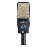 Microfone Akg C414 Condensador Cardioide /dark Gray/silver