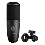Microfone Akg P120 Condensador Cardioide Preto