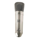 Microfone Behringer B 2 Pro Condensador Cardioide Cor Prateado