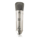 Microfone Behringer B 2 Pro Condensador Cardioide Prateado