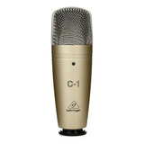 Microfone Behringer C 1 Condensador Cardioide Cor Dourado