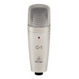 Microfone Behringer C 1 Condensador Cardioide Cor Prata