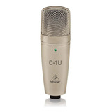Microfone Behringer C 1u Usb Condensador
