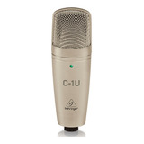 Microfone Behringer C 1ucondensador Cardioide Usb