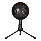 Microfone Blue Snowball Ice Condensador Cardióide Preto
