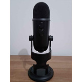 Microfone Blue Yeti Condensador Multi padrão Blackout