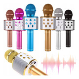 Microfone Bluetooth Karaoke Infantil Muda Voz