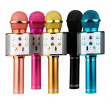 Microfone Bluetooth S Fio Youtuber Karaoke Cores Infantil
