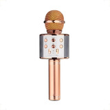 Microfone Bluetooth S Fio Youtuber Karaoke Cores Infantil