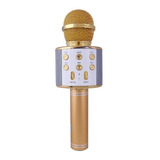 Microfone Bluetooth Sem Fio Youtuber Karoke Reporter Cores