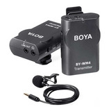 Microfone Boya By wm4 Condensador Omnidirecional Cor Preto