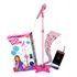Microfone Brinquedo Pedestal Infantil C/ Luz Conecta Celular Cor Rosa