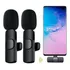 Microfone Celular Sem Fio Usb Lapela Prof  P  Android Tipo C Cor Tipo c