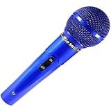 Microfone Com Fio Azul Profissional MC