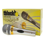 Microfone Com Fio Dvd karaoke caixa De Som igreja Tblack Cor Prateado