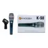 Microfone Com Fio Kadosh K-98 Com Bag + Cachimbo Linha Prof