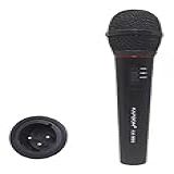 Microfone Com Fio Para Karaokê, (preto) – Microfone Vocal Dinâmico Unidirecional – Microfone Plug-in Para Karaokê, Ampli