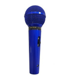 Microfone Com Fio Profissional Azul Sm