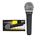 Microfone Com Fio Waldman W7 Profissional