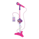 Microfone Com Pedestal Dreamtopia Barbie Fun 576 Rosa