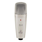 Microfone Condensador Behringer C-1 Cardióide Estúdio Prata