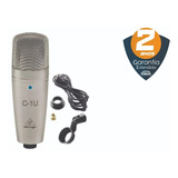 Microfone Condensador Behringer C-1u Garantia 2 Anos