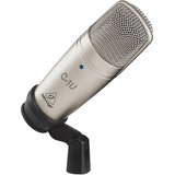 Microfone Condensador C Fio Estudio C 1u Usb Behringer
