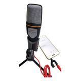 Microfone Condensador Celular Extensor 1 8m Adaptador P3 R