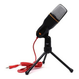 Microfone Condensador Com Tripé Para Gravação Profissional