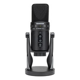 Microfone Condensador Interface Audio Samson Gtrack Pro Mesa