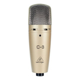 Microfone Condensador Multipadrão Behringer C3 Oddity Gold Color