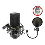 Microfone Condensador Mxl 770 Shockmount Maleta Pop Filter