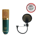 Microfone Condensador Mxl V67g Com Pop Filter Mxl Pf 001