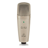 Microfone Condensador Profissional Behringer C-1u Usb C 1u