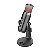 Microfone Condensador Rgb Gamer
