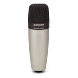 Microfone Condensador Supercardioide Samson C01 Sac01