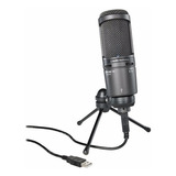 Microfone Condensador Usb Audio Technica At2020usb