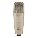 Microfone Condensador Usb Behringer