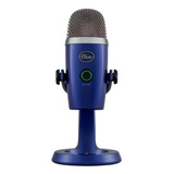 Microfone Condensador Usb Blue Yeti Nano Azul Cor Azul mar