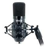 Microfone Condensador Vokal Sv80u Usb Suporte