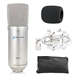 Microfone Condensador XLR Arcano AM 01 P Estúdio