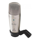 Microfone Condesador C1u Usb Prata Behringer C-1