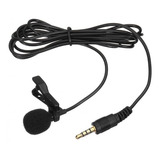 Microfone De Lapela Cel Tablet Notebook Compatíveis Plug P3